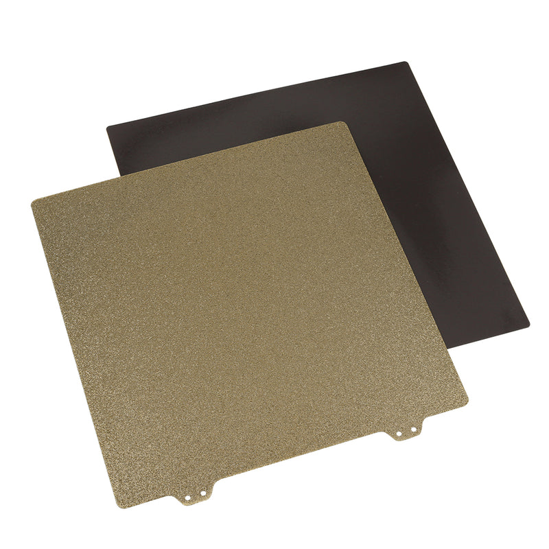 220x220mm Magnetic Sticker B Surface with Golden Double Texture PEI Powder Steel Plate for 3D Printer