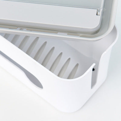 Layered Plug-In Board Line Box Power Line Finishing Box Plastic Line-In Display Box