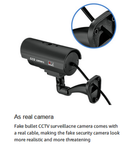 Waterproof Indoor Outdoor Simulation Camera Monitor Surveillance Camera System with Flash Light