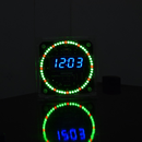 Geekcreit? Upgrade DIY EC1515B DS1302 Light Control Rotation LED Electronic Clock Kit Size 81x81x2mm