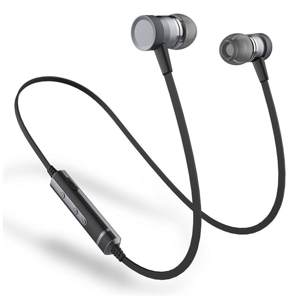 Picun H6 Wireless bluetooth Earphone Magnetic Bass IPX4 Waterproof Sports Headset Earphones With Mic