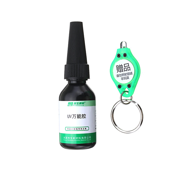 UV Light Cure Glue Adhesive Ultraviolet Ray Curing Multi Material Purpose Fix Fill Seal Repair DIY
