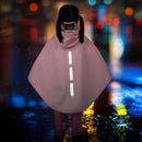 7th Children Cloak Raincoat Boy Girls Waterproof Poncho with 3M Reflection Strip  For Children Rain Coat