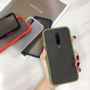 For OnePlus 7 Pro Case Bakeey Armor Shockproof Anti-fingerprint Matte Translucent Hard PC&Soft TPU Edge Protective Case