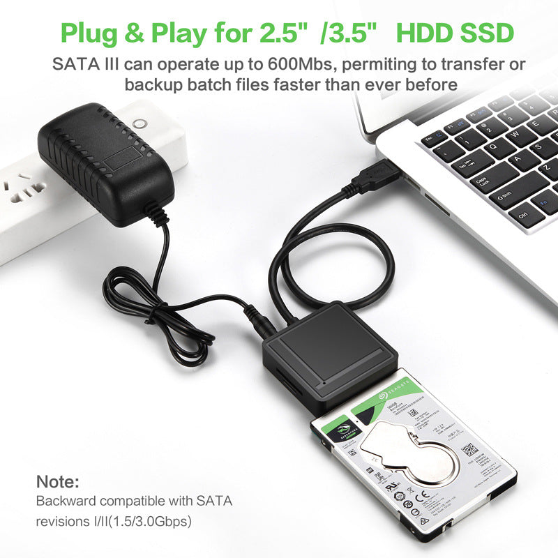 USB3.0 to SATA HUB Multifunction Converter Cable TF SD Card Reader HDD SSD Hard Drive Converter Cable Adapter