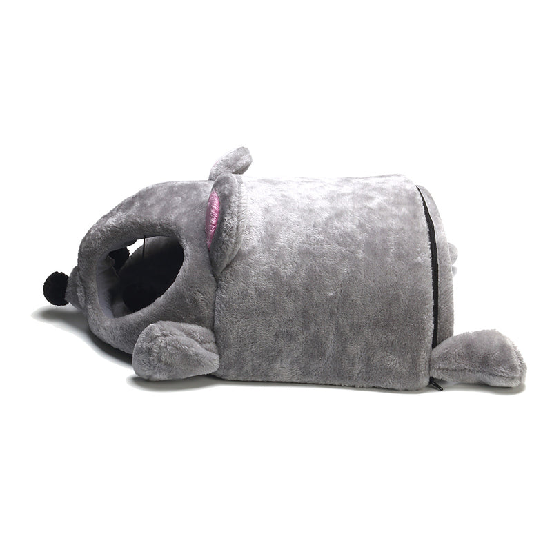 Pet Supplies Cozy Cat Cave House Cartoon Pet Tent Bed Cat Sleeping Coushion Pad Kennel