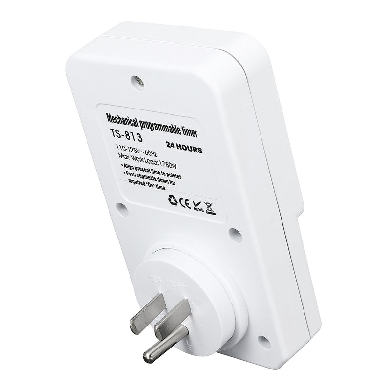 24 Hours Plug-in Timer Switch Mechanical Programmable Socket Electricity Power Switch