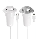 Bakeey Portable 3 Ports HUB Desktop Embedded USB Charger Adapter for Samsung S9 S8 Note 8