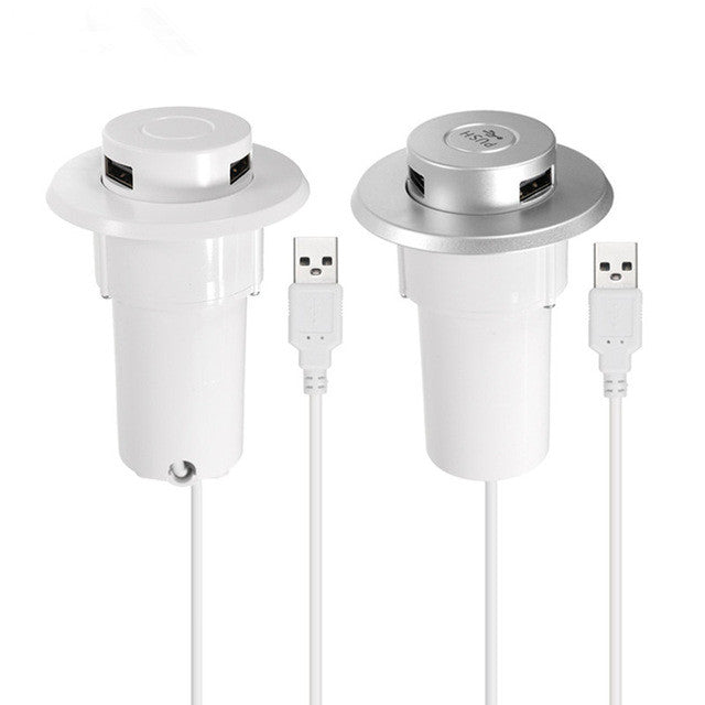 Bakeey Portable 3 Ports HUB Desktop Embedded USB Charger Adapter for Samsung S9 S8 Note 8