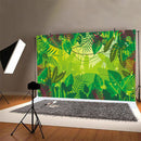 5x3FT 7x5FT 9x6FT Green Tropical Rain Forest Photography Backdrop Background Studio Prop