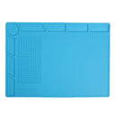 35x25cm Heat Resistant Heat Gun BGA Soldering Station Repair Insulation Pad Silicone Desk Mat Mainte