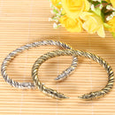 Men Punk Alloy Large Bangles Wristband Retro Viking Jewelry Bracelet