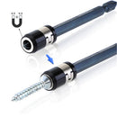 Drillpro 5pcs Universal 21mm Removable Magnetizer Ring Magnetic Steel For 6.35mm Screwdriver Bit