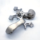 Tactical Stainless Steel Lizard Sling-shot Quick Pressure Free Tie-up Patch Training Shooting Bow Stand