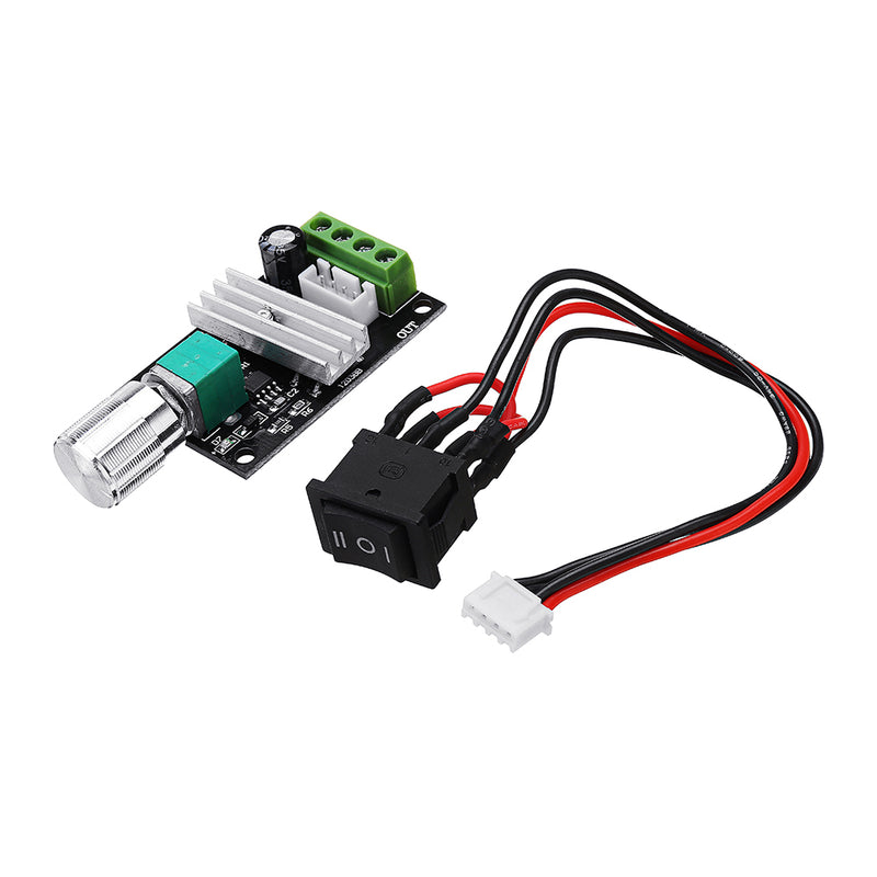 DC 6V/12V/24V/28V 3A 80W PWM Motor Speed Controller Regulator Adjustable Reversible Motor Driver Swi