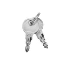 2.5/3/4 Inch Garage Shed Gate Door Hasp Lock Staple Security Key Locking