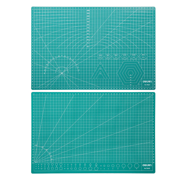 XIAOMI Ecosystem Deli 78401 1 Piece A3 Grid Self Healing Cutting Mat Durable PVC Craft Card Fabric Leather Paper Cutting Board Patchwork Tools