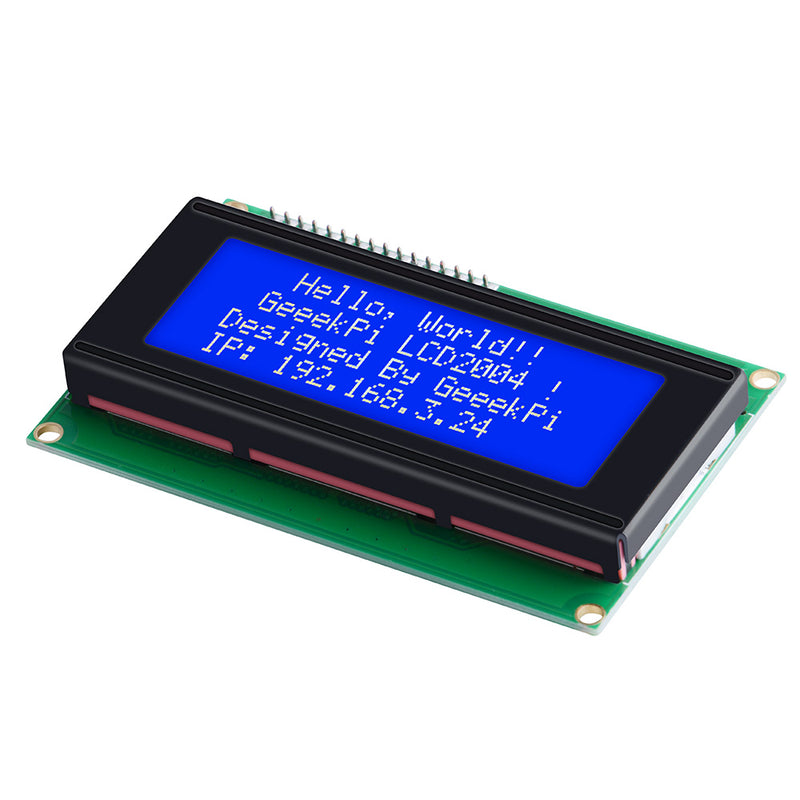 LCD2004 Serial I2C Interface LCD Module Display With Jumpwire For Raspberry Pi 3B/3B+(Plus)