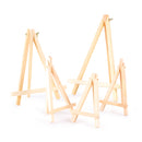 1 Pcs Mini Artist Wooden Easel Wood Wedding Table Card Stand Display Phone Holder For Party Decoration 8*15cm Triange Easel