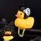 Cartoon Yellow Silica Broken Wind Duck Helmet Head Horn Motorcycle Bicycle Light Shining Mountain Bike Handlebar Head Light Bell Accessories