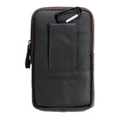 Leather Zipper Belt Pouch Bag Vintage Phone Tactical Waist Bag Storage Holder Pack