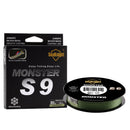 SeaKnight S9 300M 9 Strands Braided Wire 20-100LB Fishing Line 9.1-45.4KG Green Smooth PE Line