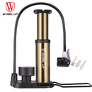 WHEEL UP Portable Mini Bike Pump Ultralight Bike Hose with Pressure Gauge 120 Psi High Pressure Bic