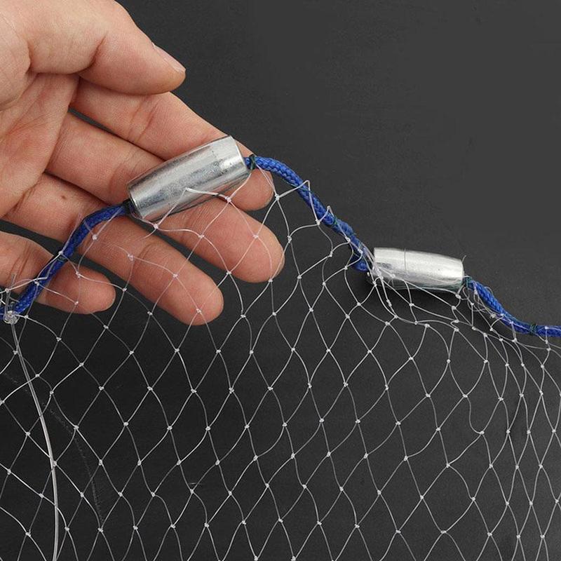 Outdoor Hand Throw Fishing Net Casting Easy Fishing Bait Catch Netting Cast Mesh