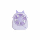 Well Star WT-F14 Portable Handheld Mini USB Fan Chargeable Desktop Air Cooling Fan With Lanyard Desk Mini Fan Dual Use Home Student Portable Desktop Office Fan