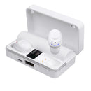 Portable TWS bluetooth 5.0 Earphone Wireless Earbuds 6D Heavy Bass LED Display IPX7 Waterproof Headphone with Mic for iPhone Xiaomi Huawei