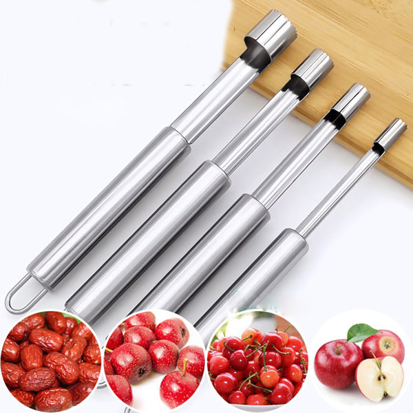 Stainless Steel For Apple Hawthorn Jujube Sydney Corer Fruit Coring Device Digging Tool Fruit Stalks Peeler Go Nuclear