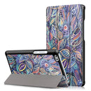 Tri Fold Colourful leaf Case Cover For 8 Inch Huawei Honor Waterplay Tablet