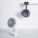 JISULIFE F7B USB Clip Desktop 360 Air Circulation Rotating Fan Low Noise Two Colors