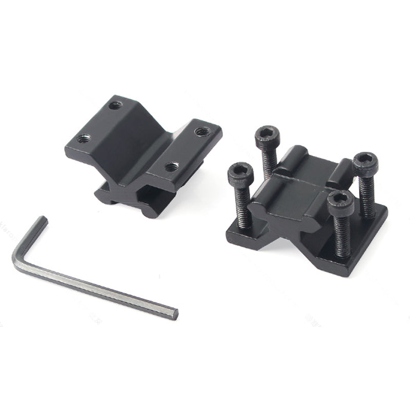 KALOAD QQ07-B Tactical Rail Clamp Mount Adapter Scope Sight Rail Mount Holder Laser Torch Bracket