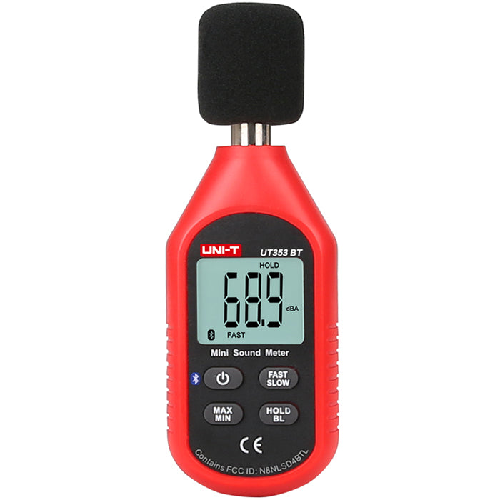 UNI-T UT353BT bluetooth Sound Level Meter Digital Noise Tester 30-130dB Decibel Monitoring