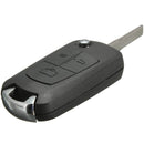 3 Buttons Remote Flip Key Fob For Vauxhall/OPEL Astra Vectra Zafira No Battery