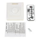LED Infrared Remote Control Dimmer Switch for Lighting AC90-240V