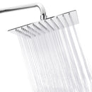 TAPCET 8" Ultrathin Square/Round Stainless Steel Shower Head Rainfall Shower Head Top Spray Pressure