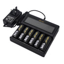 GOLISI S6 LCD Display Rapid Smart  Ni-mh / Ni-cd Battery Charger 18650 26650 18350 16340 21700