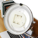 7" LED Lighted Makeup Cosmetic Mirror Bathroom Flexible Floding Adjustable Wall Mounted LED Mirrors