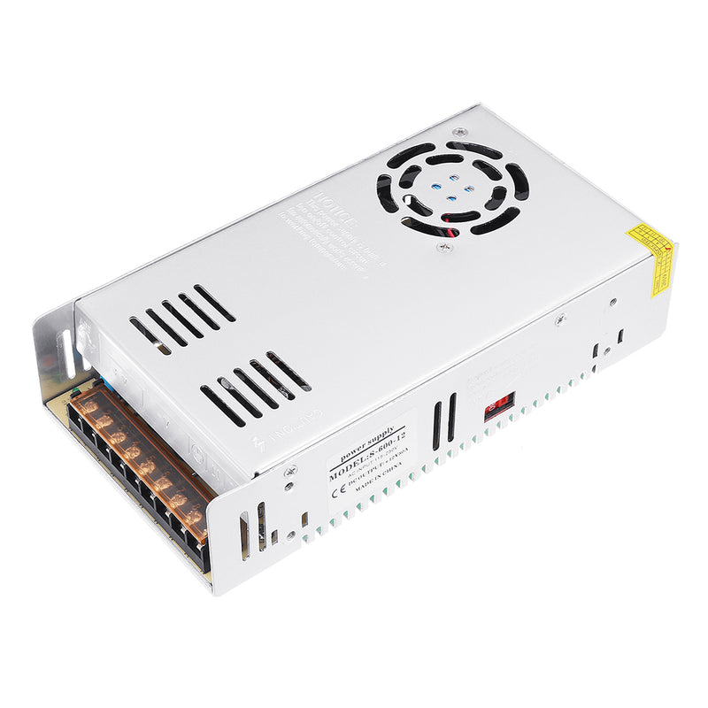 Excellway AC 115-230V to DC 12V 50A 600W Switching Power Supply Driver For LED Strip Light