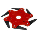 6 Teeth Grass Trimmer Head Steel Blades Razors Brush Cutter Tool