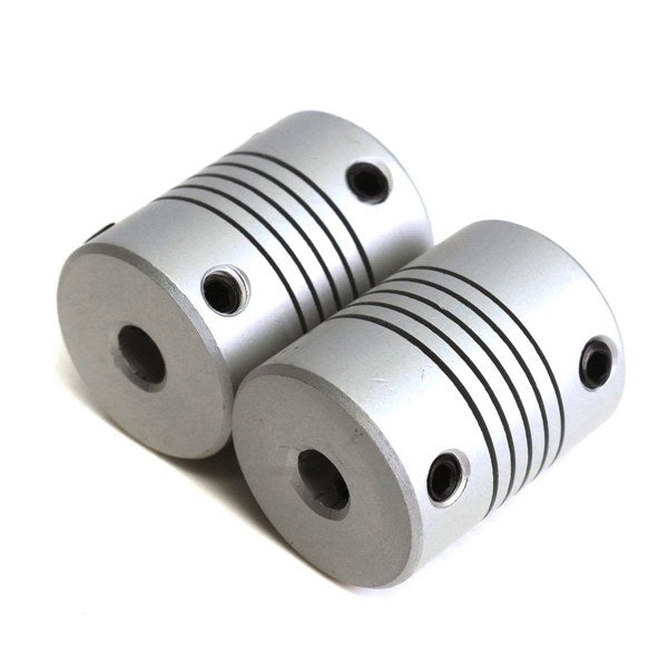 2 Pcs Flexible Coupler 5 x 8 mm For 3D Printer Z Axis