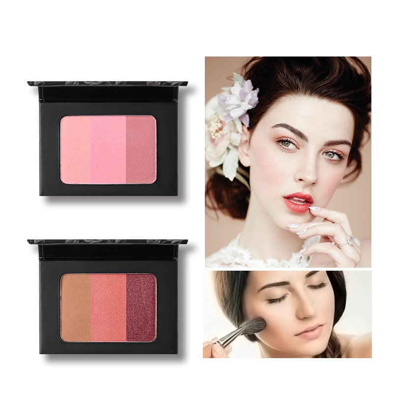 Ucanbe Mineral Blush Make Up Palette Face Cheek Blusher Shading Shadow Powd U6B6
