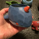 Plant Pot Cartoon Succulent Plant Pots Bonsai Planter Home Office Decor-Cro
