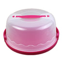 Round Cake Carrier Handheld Plastic Pastry Storage Holder Dessert Container I4Q9