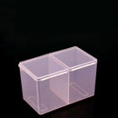 Clear Cotton Swab Organizer Holder Cotton Pad Storage Box Transparent Remov V5D2
