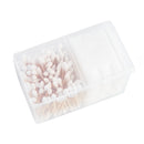 Clear Cotton Swab Organizer Holder Cotton Pad Storage Box Transparent Remov V5D2
