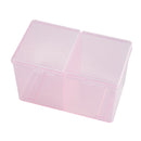 Clear Cotton Swab Organizer Holder Cotton Pad Storage Box Transparent Remov V5D2