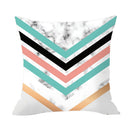 1X(Decorative Throw Pillow Covers Only For Couch, Sofa, Or Bed Geometric Pa